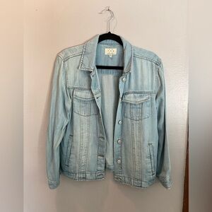 Thread & Supply Light Blue 100% Tencel Denim Jacket S